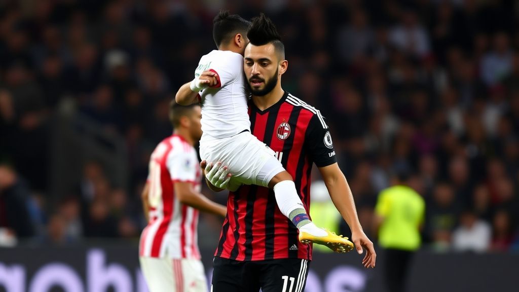 莱奥替补席怒踢水瓶！AC米兰战平尤文，争冠希望渺茫