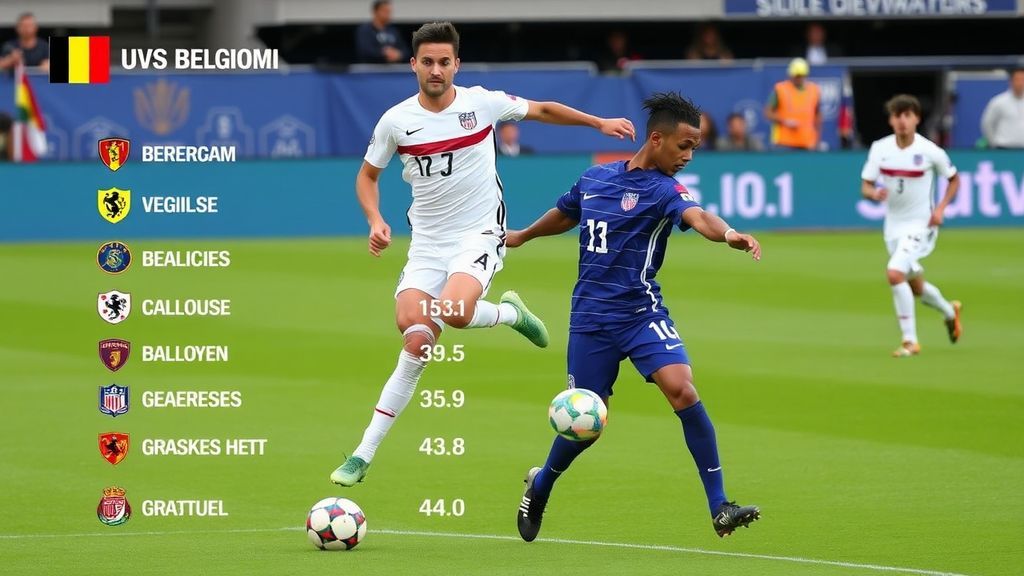 美国队1-5惨败比利时：球员评分出炉，波切蒂诺战术遭质疑