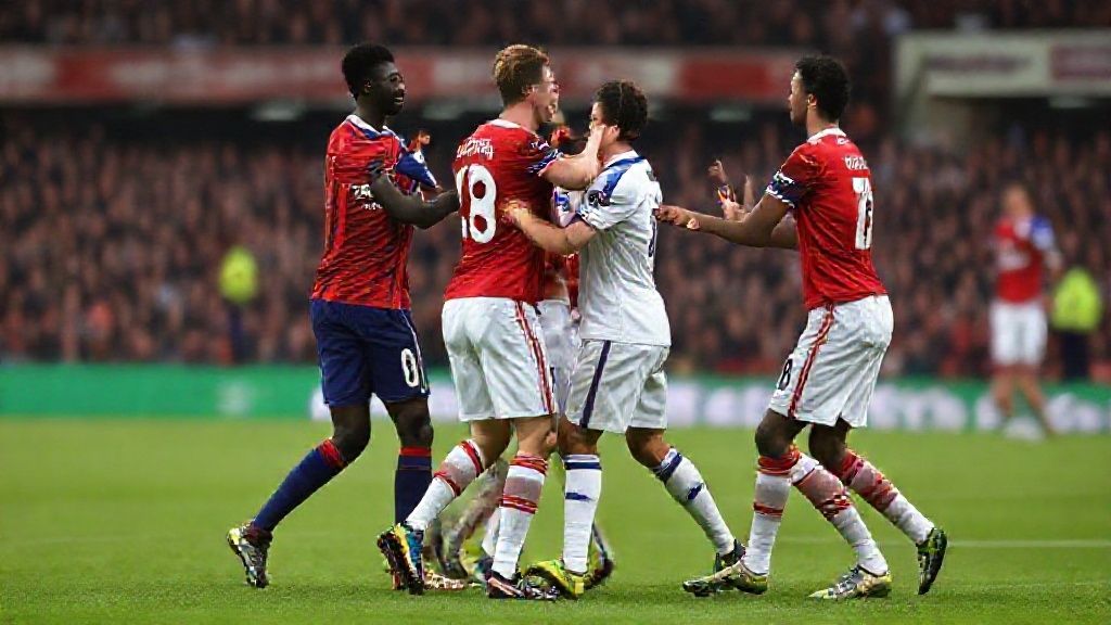 英超惊现队友互殴！盖耶掌掴基恩染红，十人埃弗顿却神奇取胜